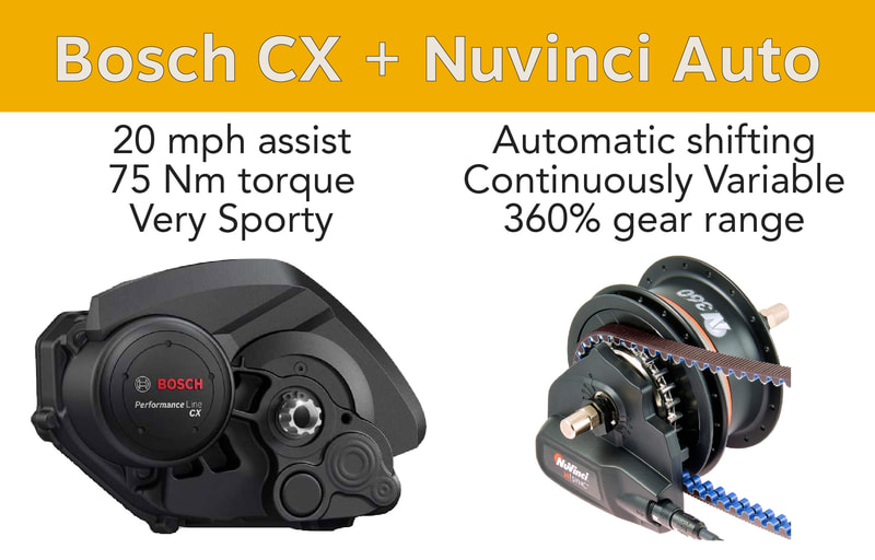 Triot Bosch with CX drive and Nuvinci / Enviolo Automatic