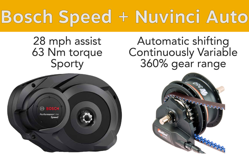 Triot Bosch with Speed drive and Nuvinci / Enviolo Automatic